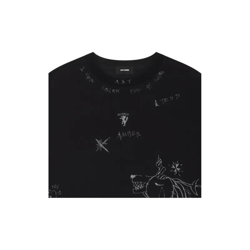 WE11DONE Graphic T shirt-2