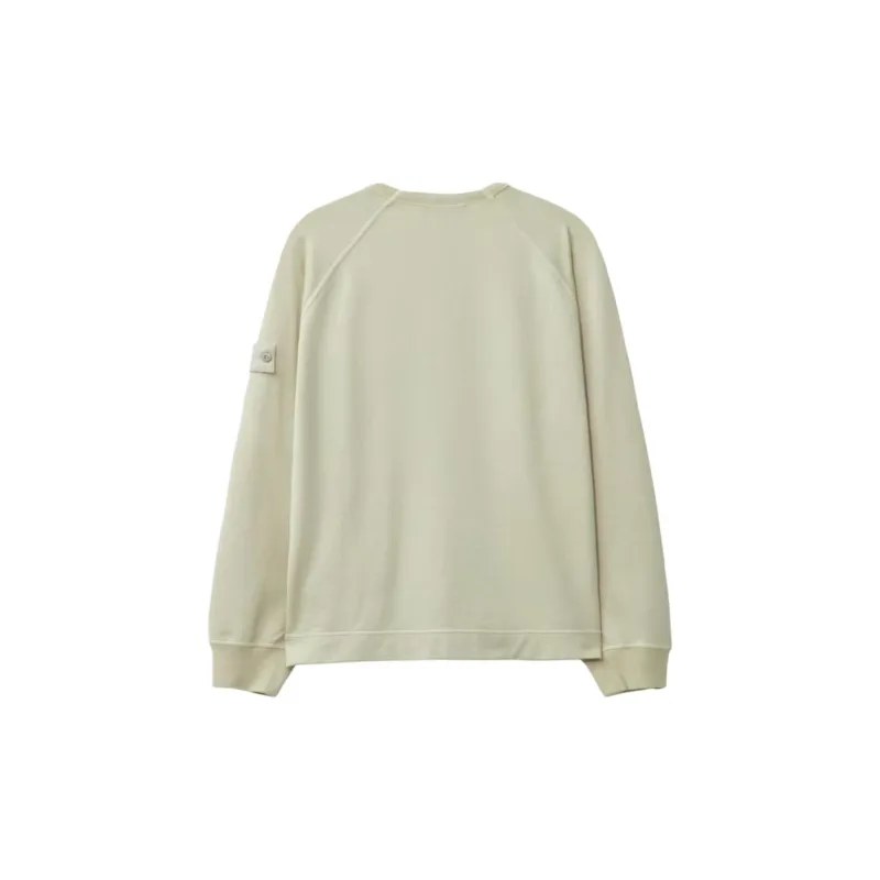 STONE ISLAND Ghost Logo Patch Crewneck Sweatshirt-1