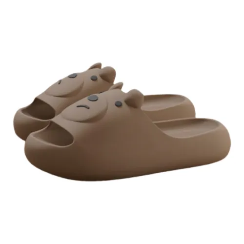 YUZHAOLIN Women's Cute Bear Home Slippers Slip-Resistant Bathing Platform For Home Use