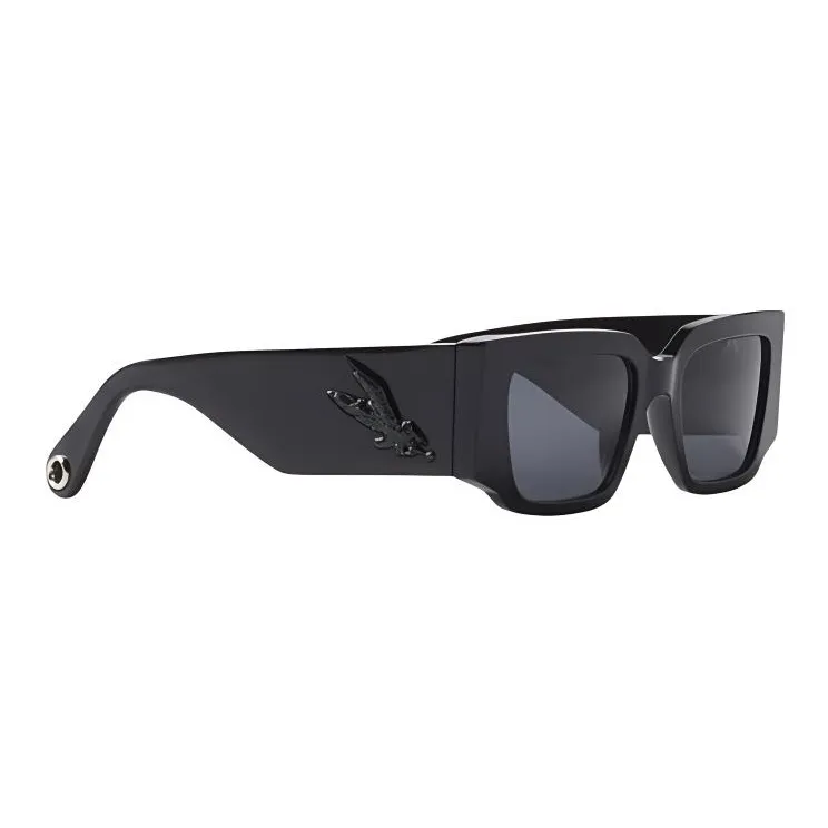 Lanvin Cellulose Acetate Square Sunglasses Unisex Black-1