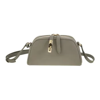 Furla GOCCIA Leather Shoulder Bag Mini Women's Dragon Tongue Blue