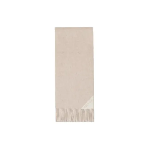 PRADA Cashmere Knit Scarves Women's Sand