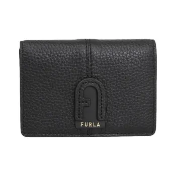 Furla Leather Wallet Women's Black