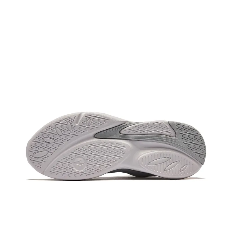Erke Height Increasing Rebound Slip-Resistant Low-Top Casual Shoes Men's Mist Gray Recycling Gray-4