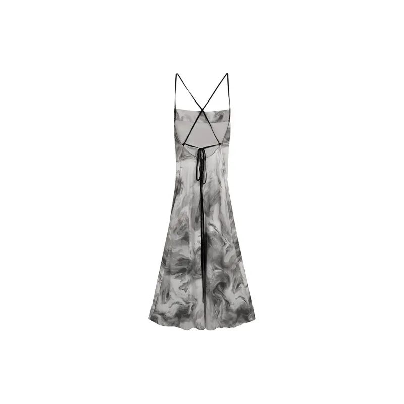 Si Bei'er Slip Dresses Women's Multicolor-1