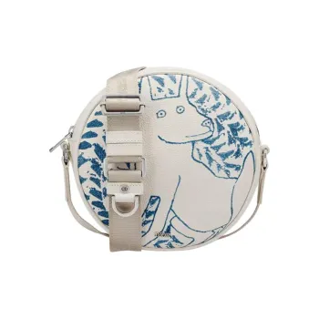 DIOR × DIOR And HYLTON NEL Collaboration Cow Leather Messenger Bag Crossbody Bag Shoulder Bag Women's White & Blue