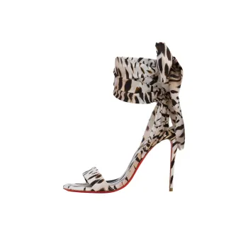 CL LUBOTING Dudésert One Strap Sandals 10cm Women's Beige