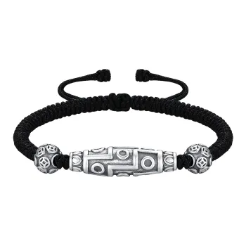 Inker Good Stone 999 Fine Silver Bracelets Unisex