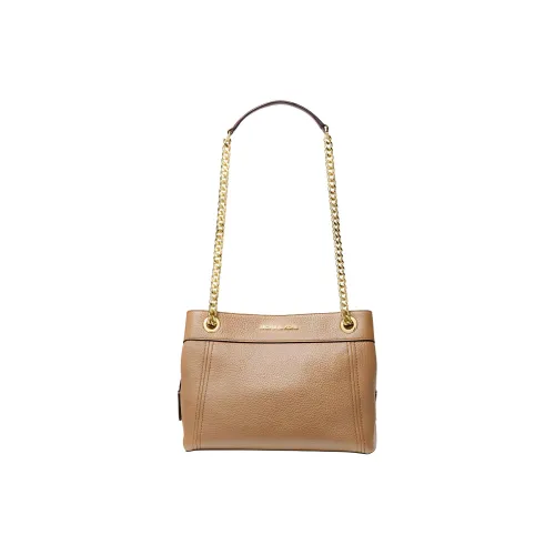 MICHAEL KORS Jet Set Leather Tote Bag Shopping Bag Leather Handbags Shoulder Bags Medium Size Women's Camel