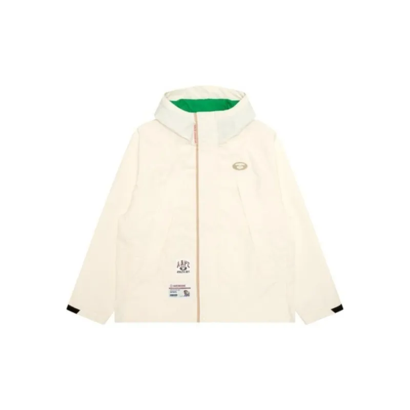 Aape Logo Hooded Windbreaker Jacket-3