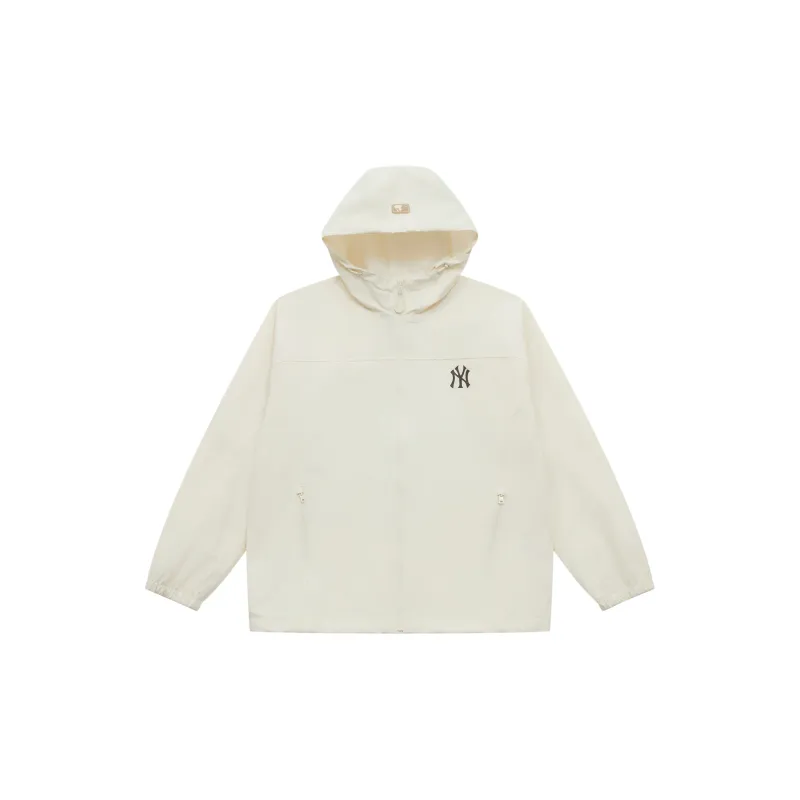 MLB Monogram Big Lux New York Yankees Jackets Coats Unisex Hemp Cream-1