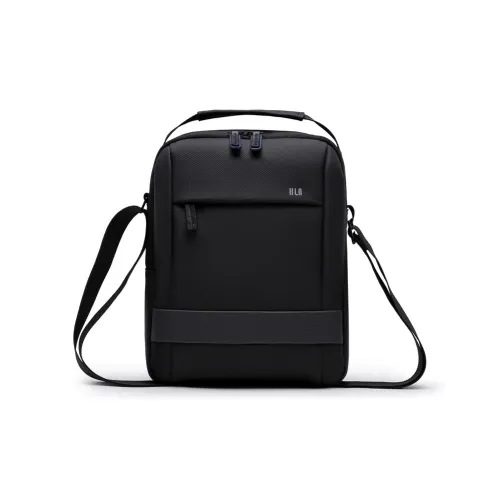 HLA Polyester Crossbody Bag Medium Size Men's Black/Gray