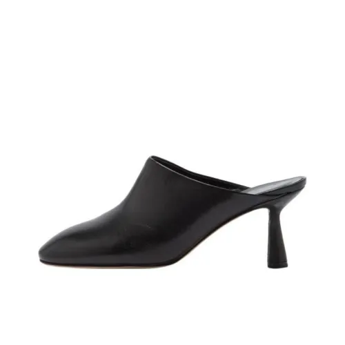Aeyde Closed Toe Slippers 6.5cm Women's Black