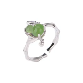 Royal Heaven's Choice Hetian Jade Rings Jasper Unisex