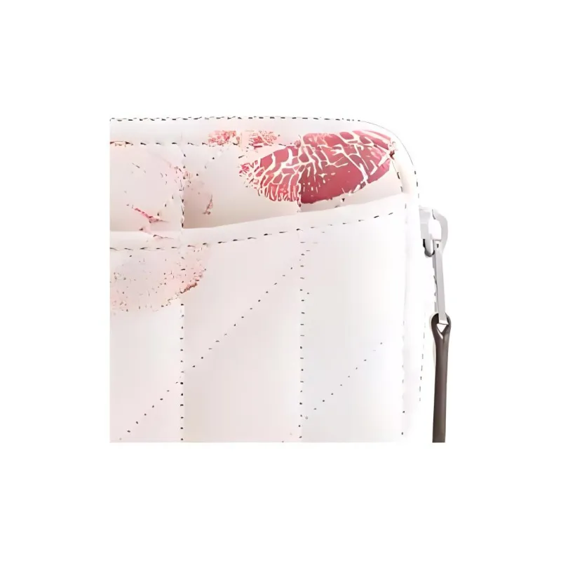 COACH Zip Around Nappa Leather Wallet Mini Women's Chalk Multicolor-4