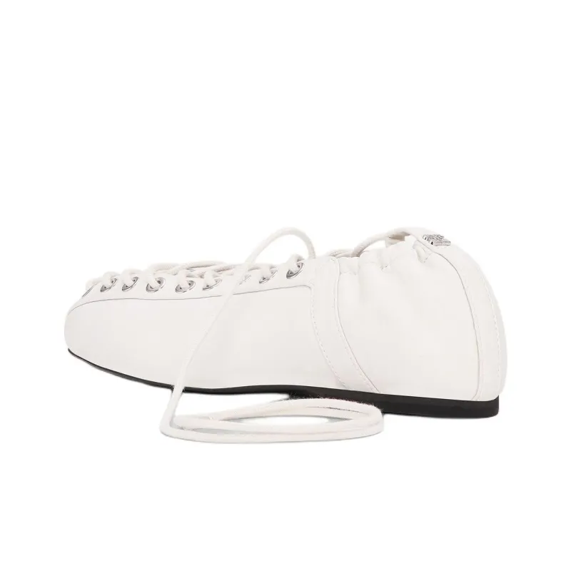 GANNI Egret Casual Single Shoes Women's White-2