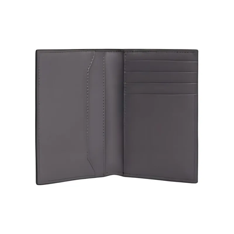 CELINE Triomphe Calfskin Card Holder Men's Gray-2