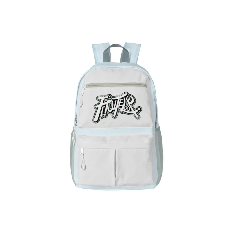 FINITE LOOP Eco Friendly Fabric Backpack Large Size Unisex Gray-18