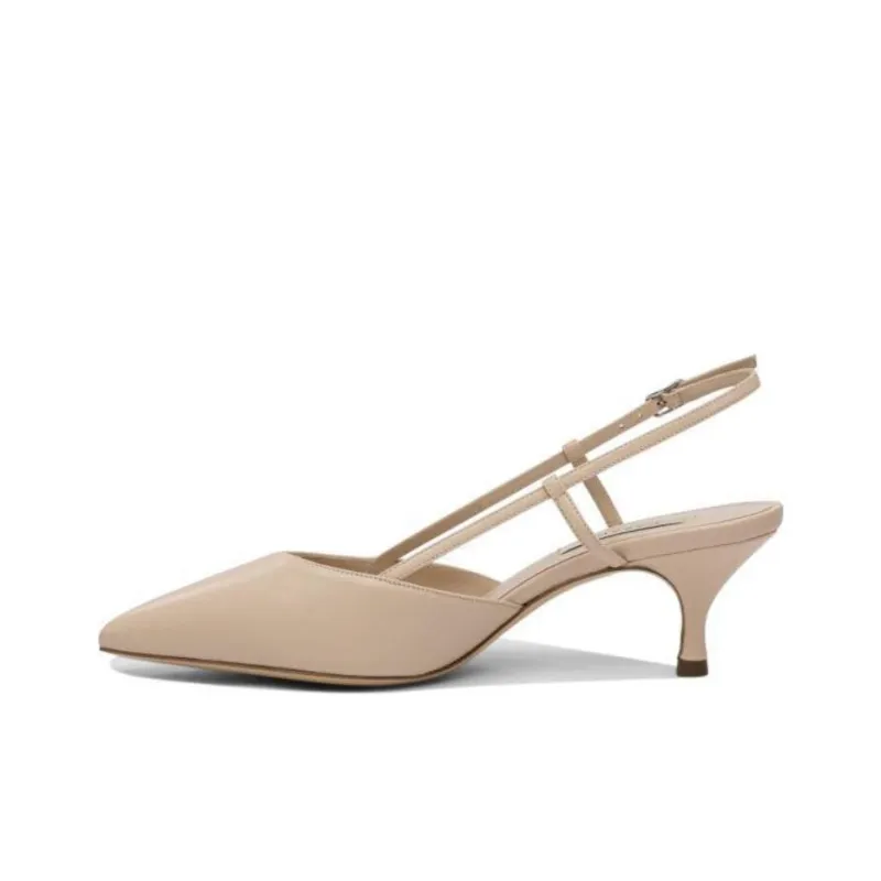 Casadei Slim Heel High Heels Women's Beige-0
