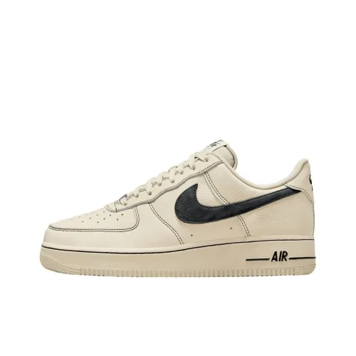 Nike Air Force 1 Anti Slip Wear Resistant Low Top Skateboard Shoes Men's Beige