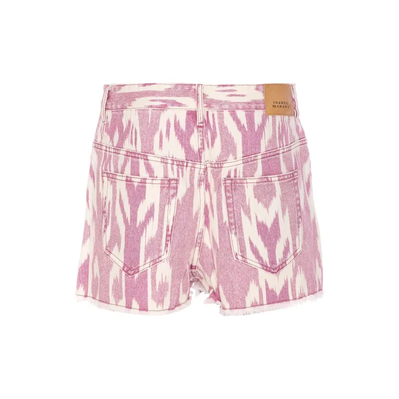 ISABEL MARANT ETOILE Logo Patch Shorts-1