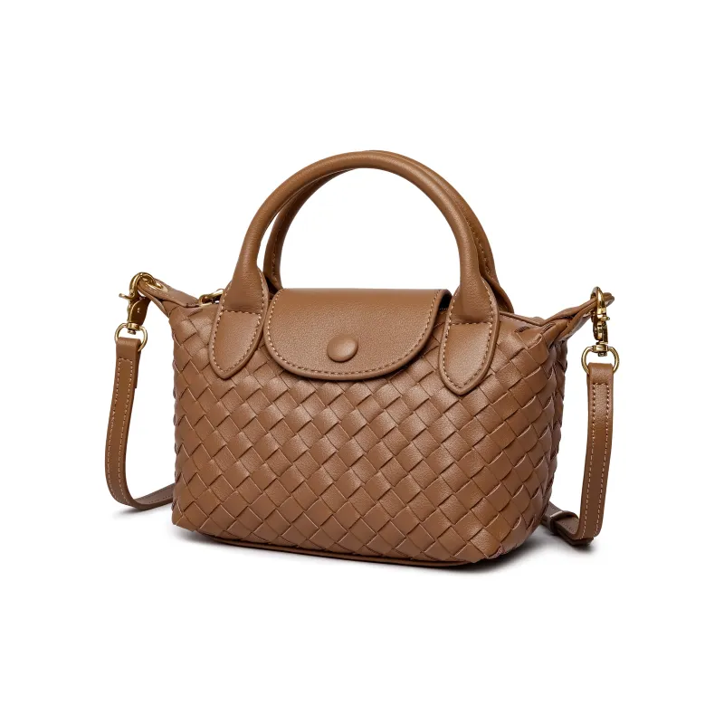 FAIRWHALE Cow Leather Shoulder Bag Crossbody Bag Handbag Medium Size Women's Black/Ecru/Brown/Coffee-10