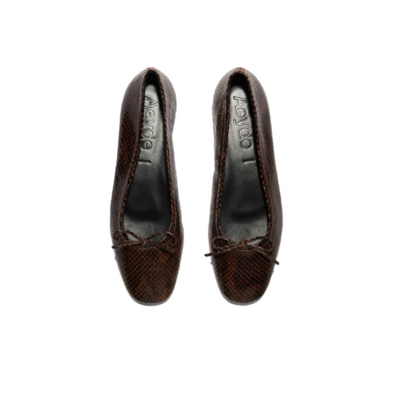 Aeyde Delfina Casual Single Shoes Women's Coffee-3