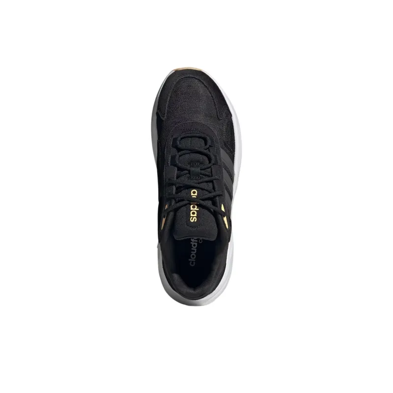Adidas OZELLE CLOUDFOAM Anti Slip Wear Resistant Low Top Casual Running Shoes Women's Black-4
