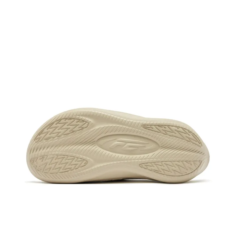 QIAODAN Abrasion-Resistant Slip-Resistant Cushioning FE Slide Slippers Men's Apricot Color-5