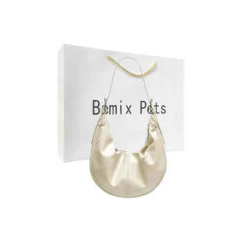 BEMIX PETS Cow Leather Shoulder Bag Regular Women's Milkshake White