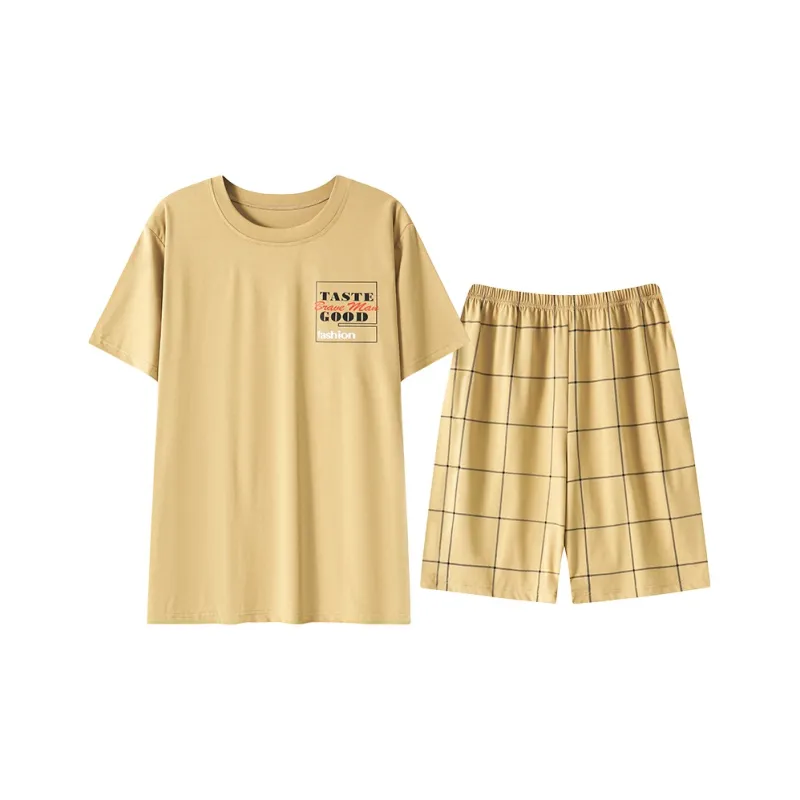 MADALLO Pajama Set Men's Yellow-0