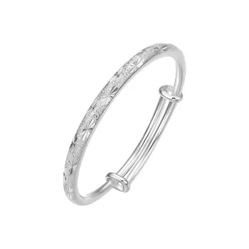 ZHOU LIU FU S999 Fine Silver Sterling Silver Bracelets Women's