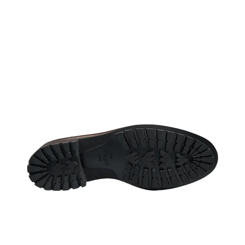 BERLUTI New Oslo Venezia Loafers Men's Brown-4