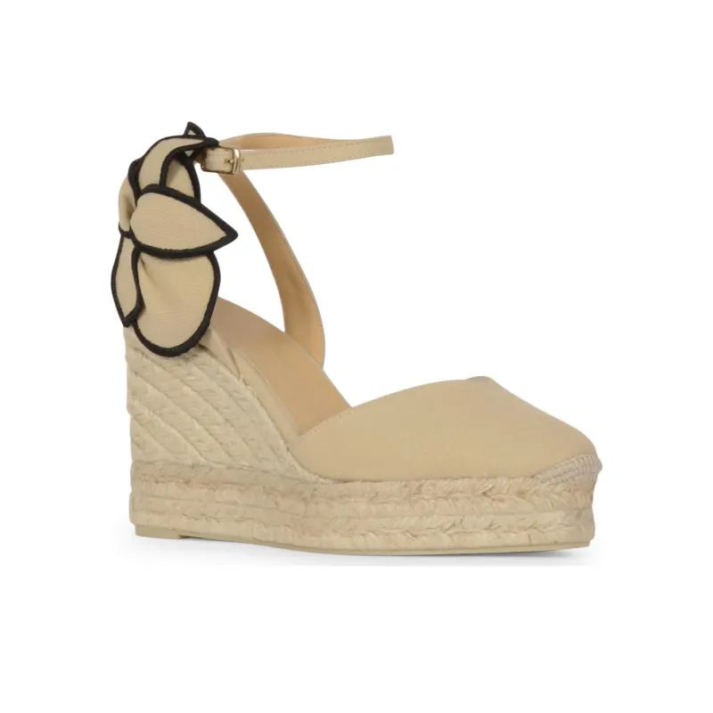 Castañer Coco Wedge Heel High Heels Women's Brown-3