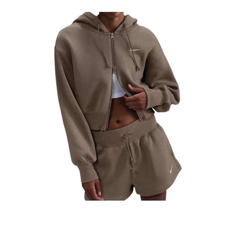 Nike Sportswear Phoenix Fleece Women's Loose Cropped Full Zip Hoodie-1