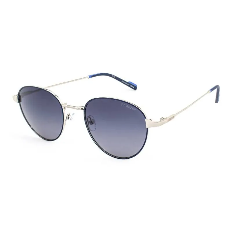 KODAK Round Sunglasses Unisex Silver-0