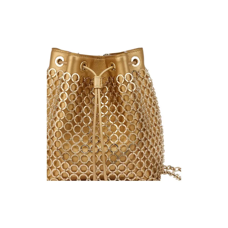 BVLGARI Serpenti Forever Calfskin Bucket Bags Crossbody Bag Shoulder Bag Extra Mini Women's Gold-3