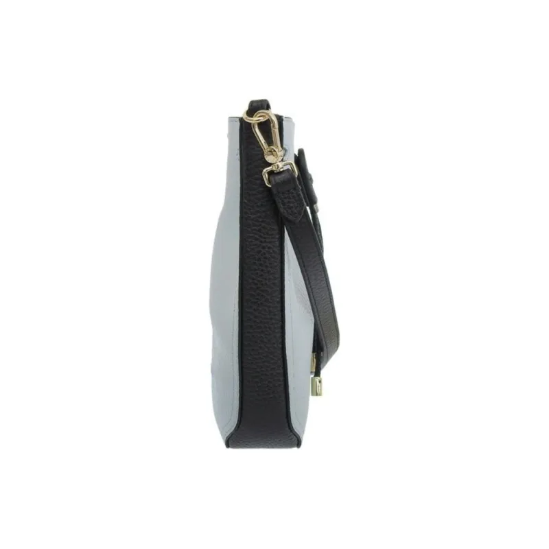 Furla Atena Leather Crossbody Bag Shoulder Bag Mini Women's Light Blue & Dark Blue-2