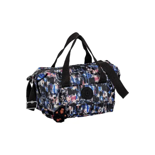 Kipling Polyester Crossbody Handbag Regular Women's Black & Multicolor
