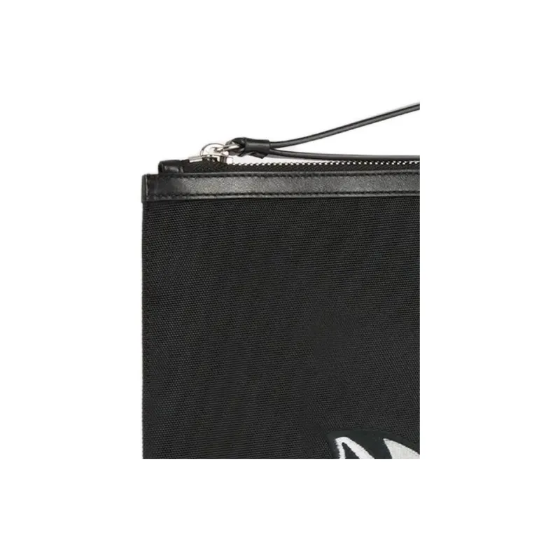 KENZO Polyester Clutch Large Size Men's Black-2