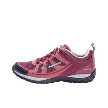 Columbia Durable Breathable Low Top Outdoor Shoes Women's Pink