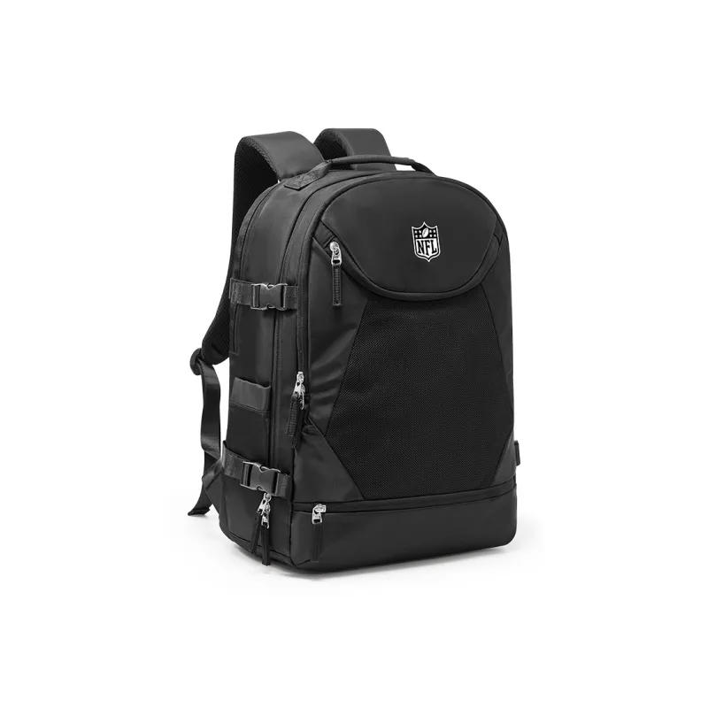 NFL Fabric Backpack Laptop Backpack Regular Unisex Black-2
