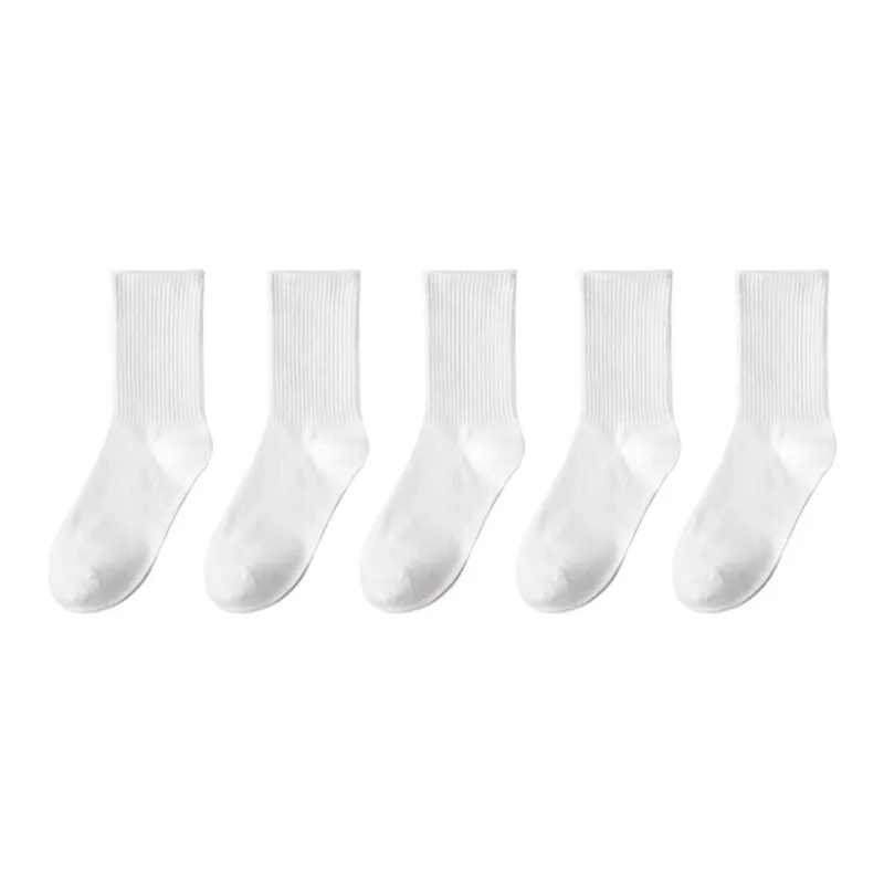 PLANDOO Mid Calf Socks Unisex 5 Pack-10