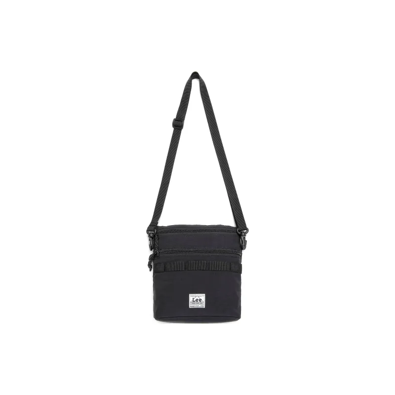 Lee Nylon Shoulder Bag Mini Unisex Black-0