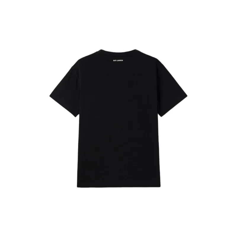 Boy London SS25 T Shirt White Label Unisex Black-1
