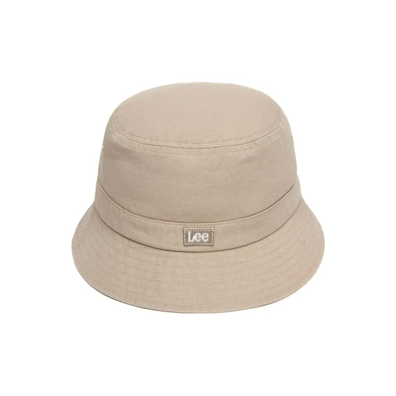 Lee Cotton Bucket Hats Unisex Beige-1