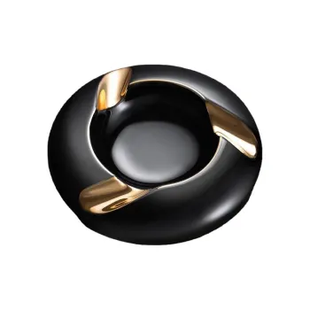 HANNICOOK Ashtrays Deep Black/Pine Frost Green/Danxia Orange