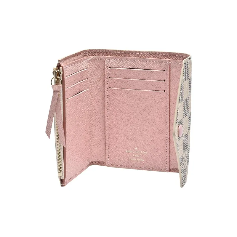LOUIS VUITTON Victorine Canvas Wallet Women's White-2