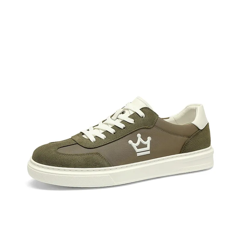 CROWN Slip-Resistant Low-Top Skateboard Shoes Men's-6