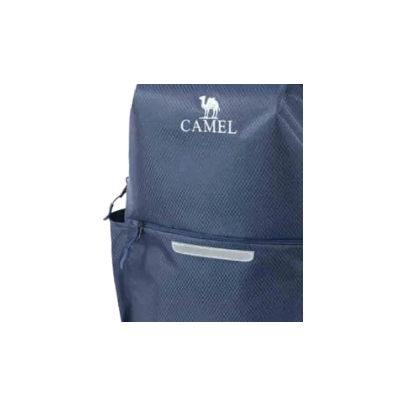 CAMEL Fabric Backpack Regular Unisex Navy Blue/Orange-1